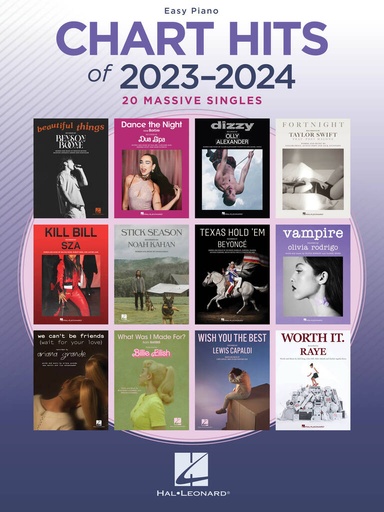 [506267] Chart Hits of 2023-2024 - Easy Piano