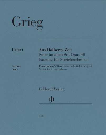 [506929] Aus Holbergs Zeit op. 40