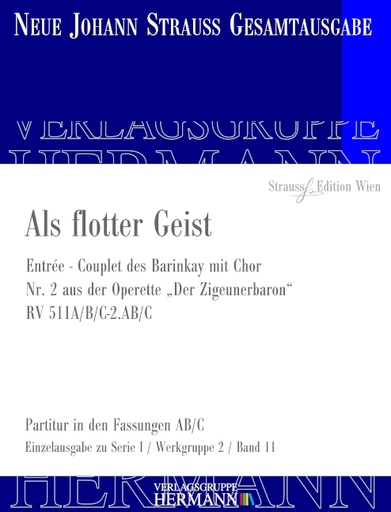 [509411] Als flotter Geist (Nr. 2) aus Der Zigeunerbaron RV 511A/B/C-2.AB/C