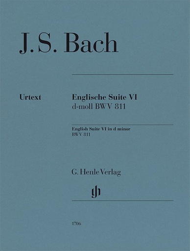 [509429] Englische Suite VI d-moll BWV 811