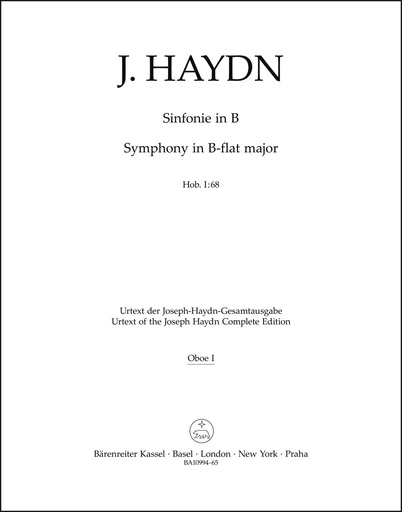 [509745] Sinfonie Nr. 68 B-Dur Hob. I:68