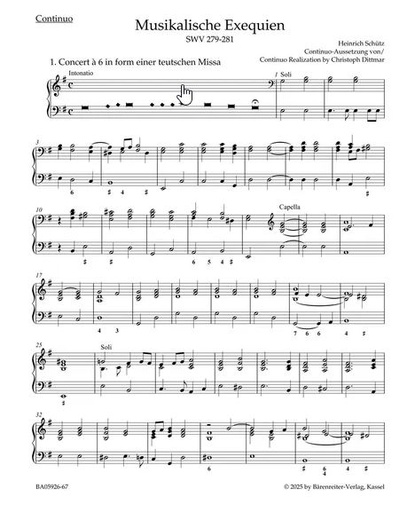 [509807] Musikalische Exequien SWV 279-281