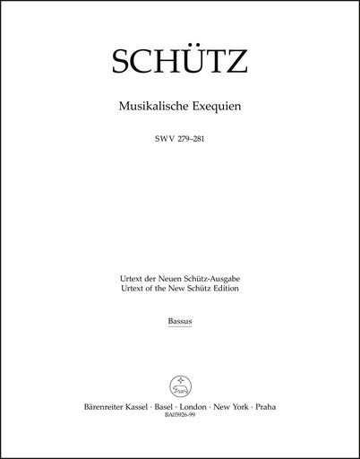 [509812] Musikalische Exequien SWV 279-281