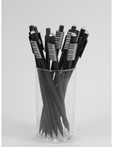 [509868] Bleistift mit Tastatur-Charm & Kristall Weiß