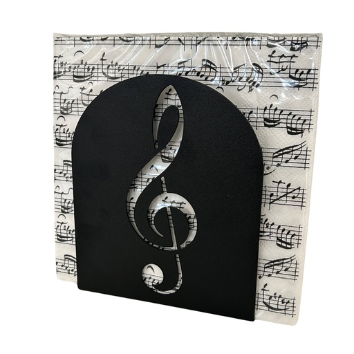 [510202] Serviettenhalter Violinschlüssel 12cm