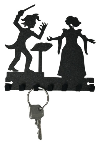 [510207] Schlüsselboard Dirigent & Sängerin 12cm