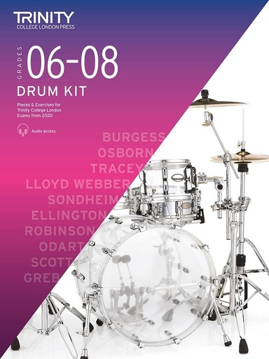 [510220] Trinity Drum Kit from 2020-2023 Grades 06-08