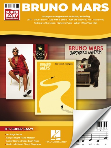 [510459] Bruno Mars - Super Easy Songbook