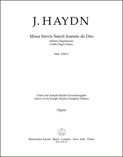 [510519] Kleine Orgelsolomesse, Hob. XXII:7