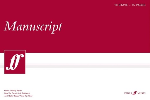 [510603] Manuscript Book A3 18-stave