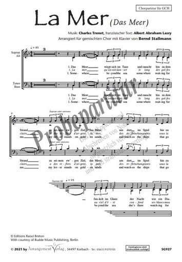 [511134] La Mer / Das Meer / Beyond the sea