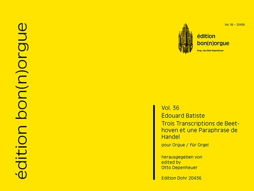 [511867] Trois Transcriptions de Beethoven et une Paraphrasede Händel op. 30+35