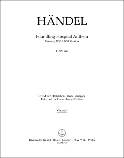 [512233] Foundling Hospital Anthem HWV 268