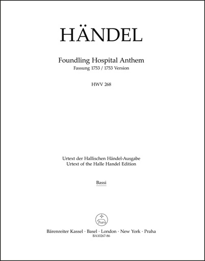 [512236] Foundling Hospital Anthem HWV 268