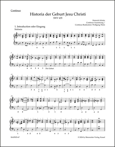 [512244] Historia der Geburt Jesu Christi SWV 435