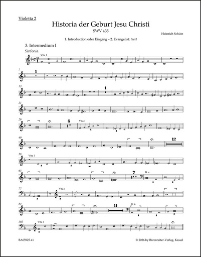[512248] Historia der Geburt Jesu Christi SWV 435