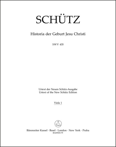 [512249] Historia der Geburt Jesu Christi SWV 435