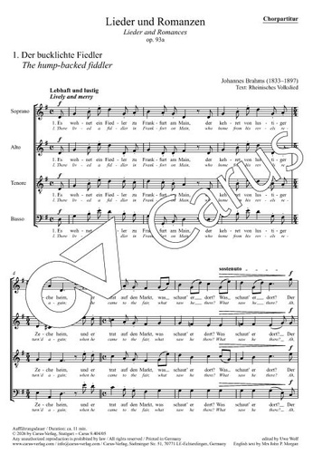 [512342] Lieder und Romanzen op. 93a