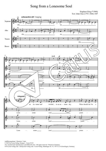 [512445] Song from a lonesome soul