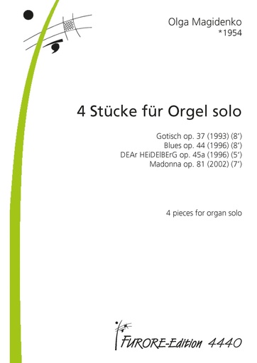 [512645] 4 Stücke für Orgel Solo