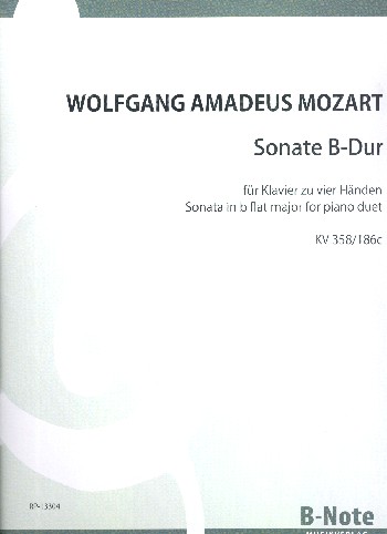[512675] Sonate B-Dur KV358/186c