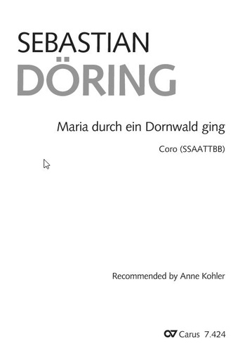 [512766] Maria durch ein Dornwald ging