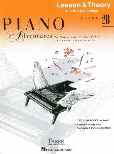 [513231] Piano Adventures All-in-Two 2B - Lesson & Theory