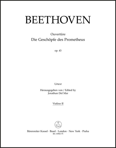 [513362] Ouvertüre "Die Geschöpfe des Prometheus" op. 43