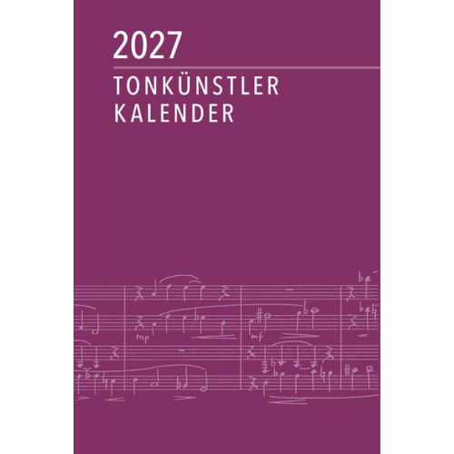 [513599] Tonkünstler-Kalender 2027