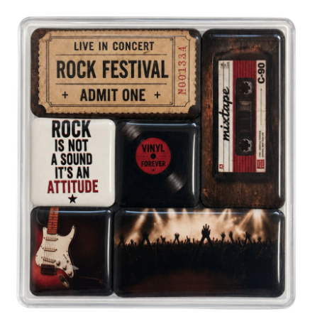 [513843] Minimagnetbox Classic Rock