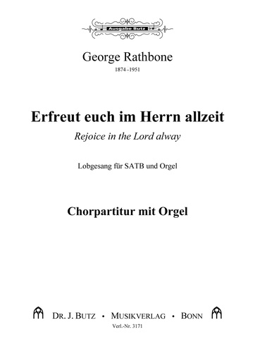 [513984] Erfreut euch im Herrn allzeit / Rejoice in the Lord alway
