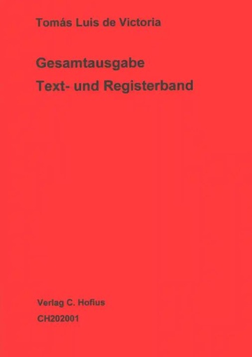 [514087] Vittoria-Werke: Text- und Registerband