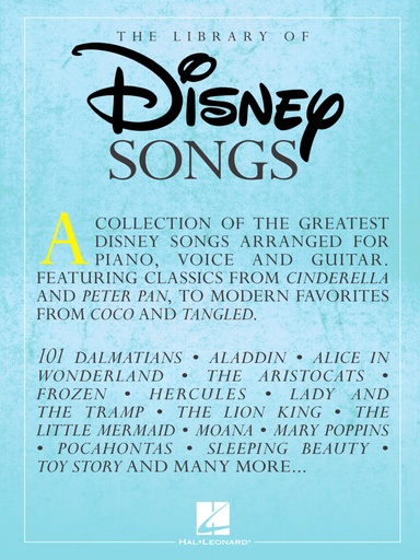 [317210] The Library of Disney Songs