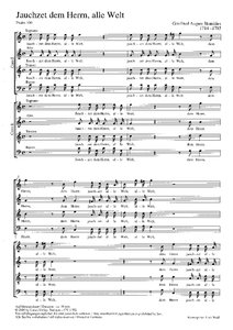 [186871] Jauchzet dem Herrn, alle Welt