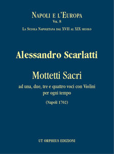 [263818] Mottetti Sacri ad una, due, tre e quattro voci con Violini per ogni tempo (Napoli 1702)