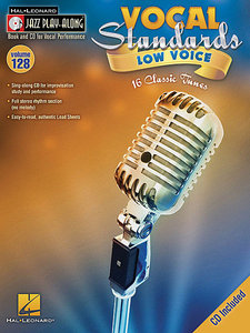 [264803] Vocal Standards Low Voice - Jazz Play-Along Vol. 128