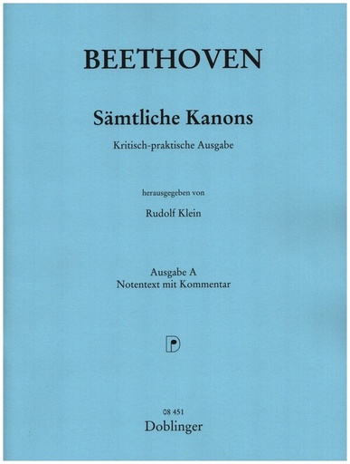 [08-00451] Sämtliche Kanons