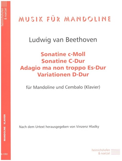 [75761] Sonatine c-moll, Sonatine C-Dur, Adagio ma non troppo Es-Dur, Variationen D-Dur