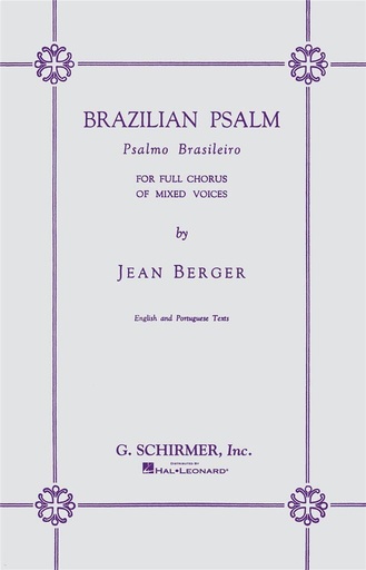 [135349] Brazilian Psalm / Psalmo Brasileiro