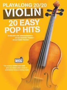 [290005] Playalong 20/20 Violin - 20 Easy Pop Hits