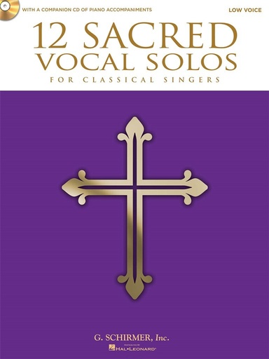 [260836] 12 Sacred Vocal Solos - Low Voice