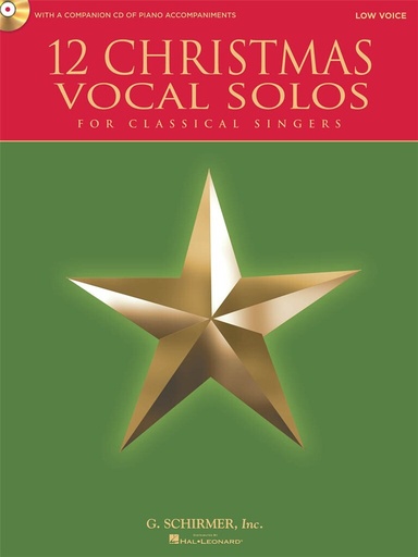[260838] 12 Christmas Vocal Solos - Low Voice