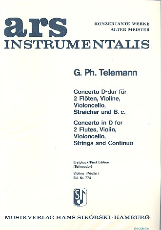 [200646] Konzert für 2 Flöten, Violine und Violoncello D-Dur