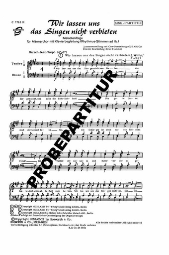 [192294] Wir lassen uns das Singen nicht verbieten