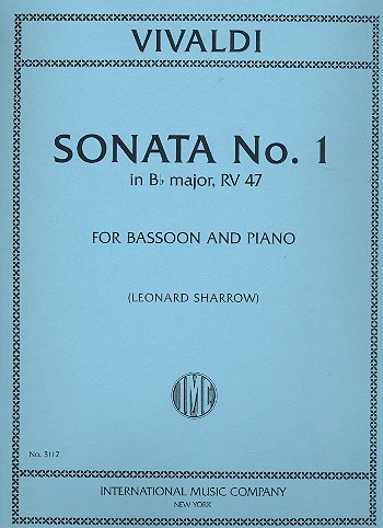 [20894] Sonata Nr. 1 B-Dur F IV / 1 (orig. für Cello)
