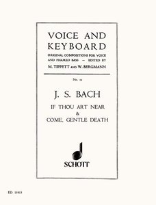 [160876] Bist du bei mir BWV 508 / Komm süsser Tod BWV 478