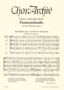 [160889] Passionschoräle aus der Matthäus-Passion