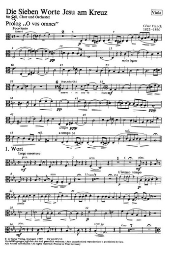 [167772] Die sieben Worte Jesu am Kreuz