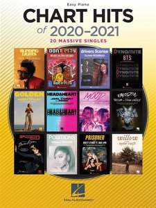 [326888] Chart Hits of 2020 - 2021 Easy Piano