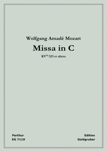 [331395] Missa in C KV III 323 et altera
